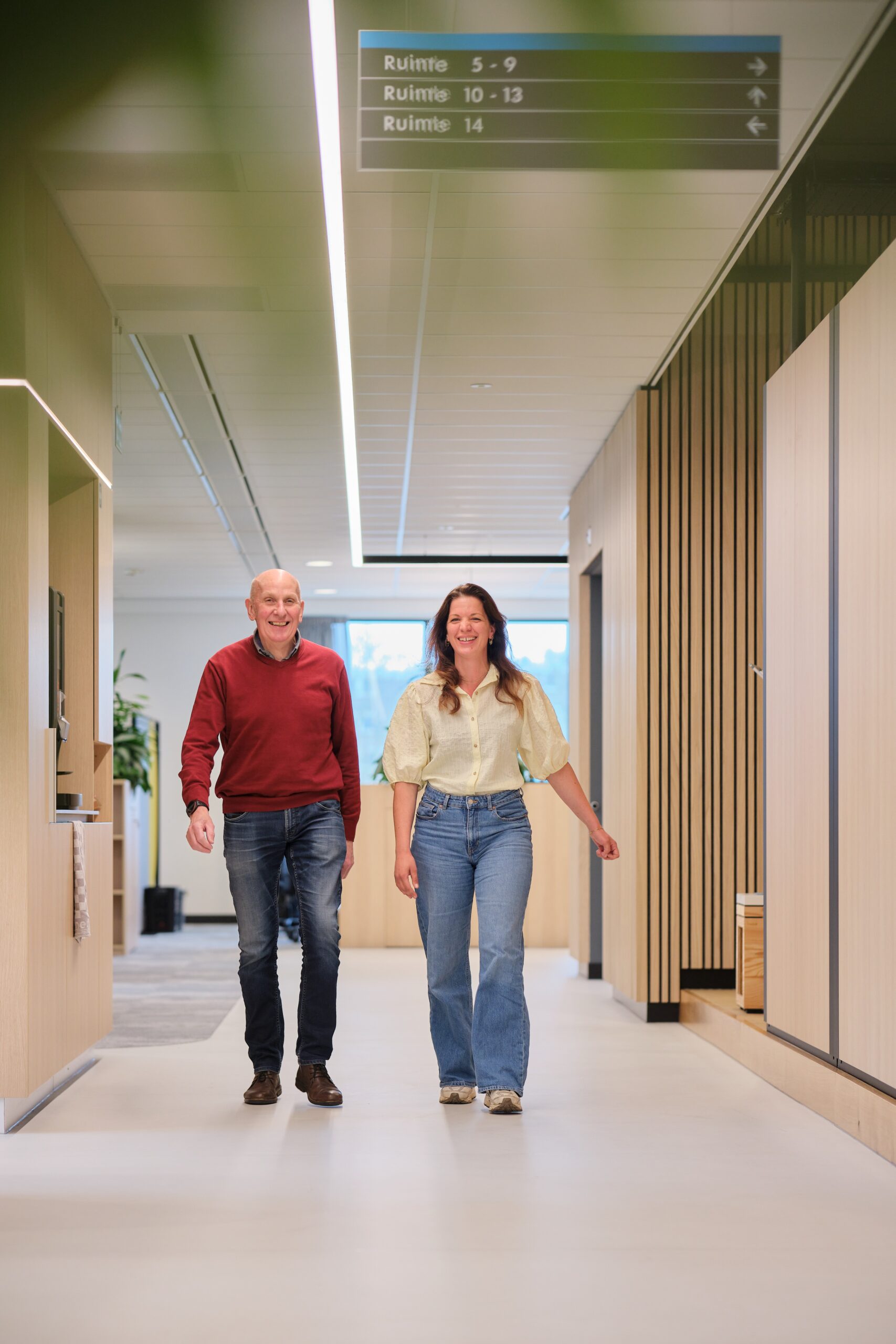Rien Snijders en Ankie Gooren-Vermeeren. Foto: Jarno Verhoef/Catharina Ziekenhuis