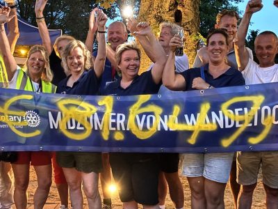 Zaterdagavond werd het eindbedrag bekendgemaakt van de Midzomeravond Wandeling. In de loop van de avond liep de opbrengst nog op naar 82.178 euro