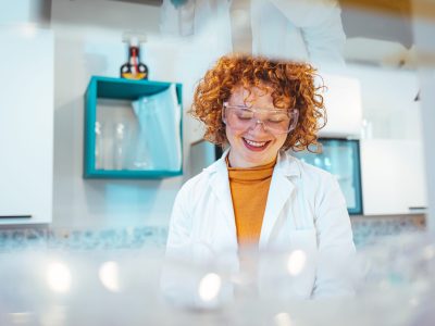 Scientist,Looking,At,Test,Tube,In,The,Laboratory,At,The